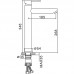 Смеситель для раковины Frap F10801-2